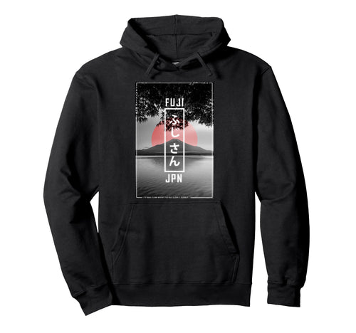 Mount Fuji Japan Lover Japanese 90S Hoodie - Minimalist Print Men Women - T-Shirt, Sweatshirt, Hoodie