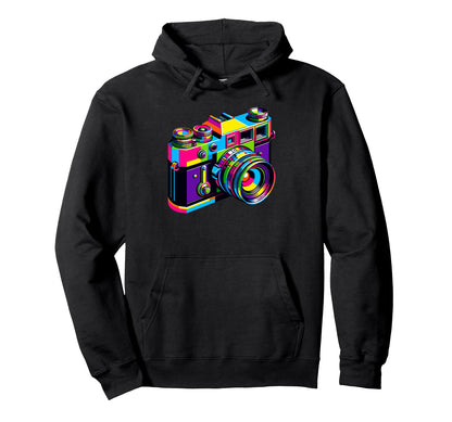 Camera Photographer Photography Hoodie - Streetwear Style for Adults - T-Shirt, Sweatshirt, Hoodie