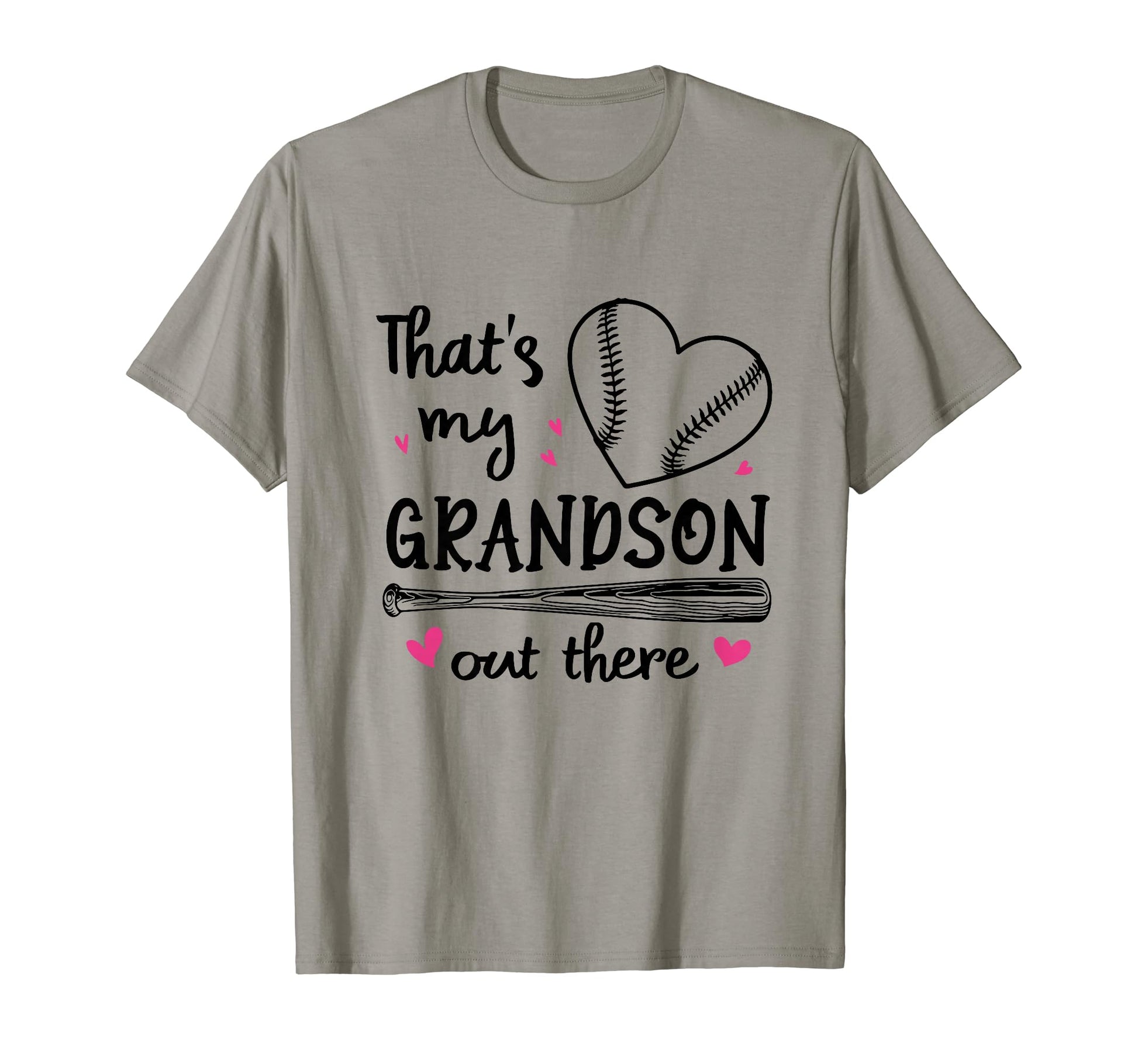 Thats My Grandson Out There Funny Baseball T-Shirt - Unique Graphic Unisex - T-Shirt, Sweatshirt, Hoodie