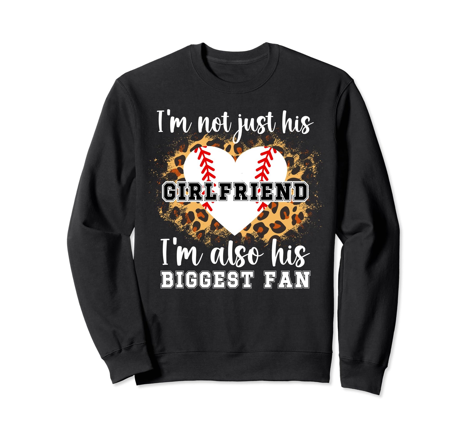 His Biggest Fan Baseball Sweatshirt - Streetwear Style for Adults - T-Shirt, Sweatshirt, Hoodie