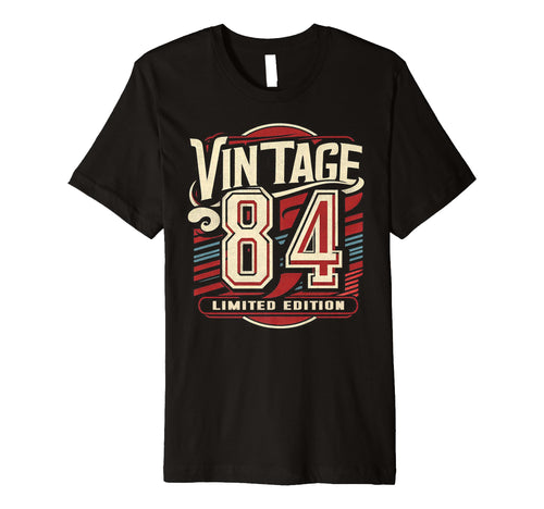 1984 Birthday 84 Born 1984 Typography T-Shirt - Novelty Apparel Men Women - T-Shirt, Sweatshirt, Hoodie