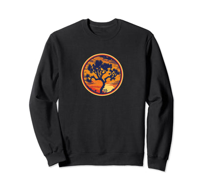 Joshua Tree Sunset National Park Sweatshirt - Unique Graphic Unisex - T-Shirt, Sweatshirt, Hoodie