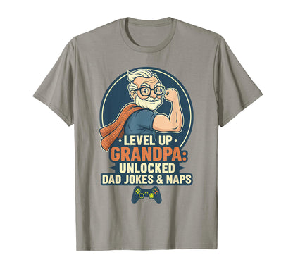 Funny Gamer Grandpa Gift Dad Daddy T-Shirt - Unique Graphic for Adults - T-Shirt, Sweatshirt, Hoodie