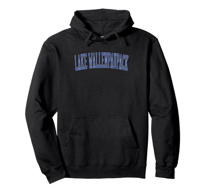 Lake Wallenpaupack Distressed Blue Hoodie - Trendy Graphic for Adults - T-Shirt, Sweatshirt, Hoodie