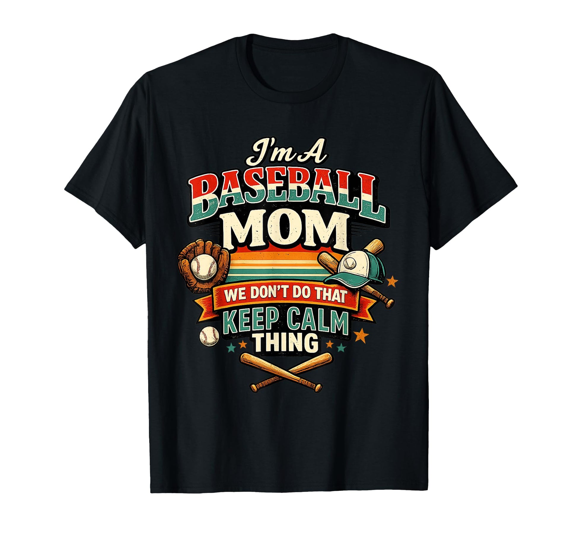Im Baseball Mom Funny Baseball T-Shirt - Streetwear Style Men Women - T-Shirt, Sweatshirt, Hoodie