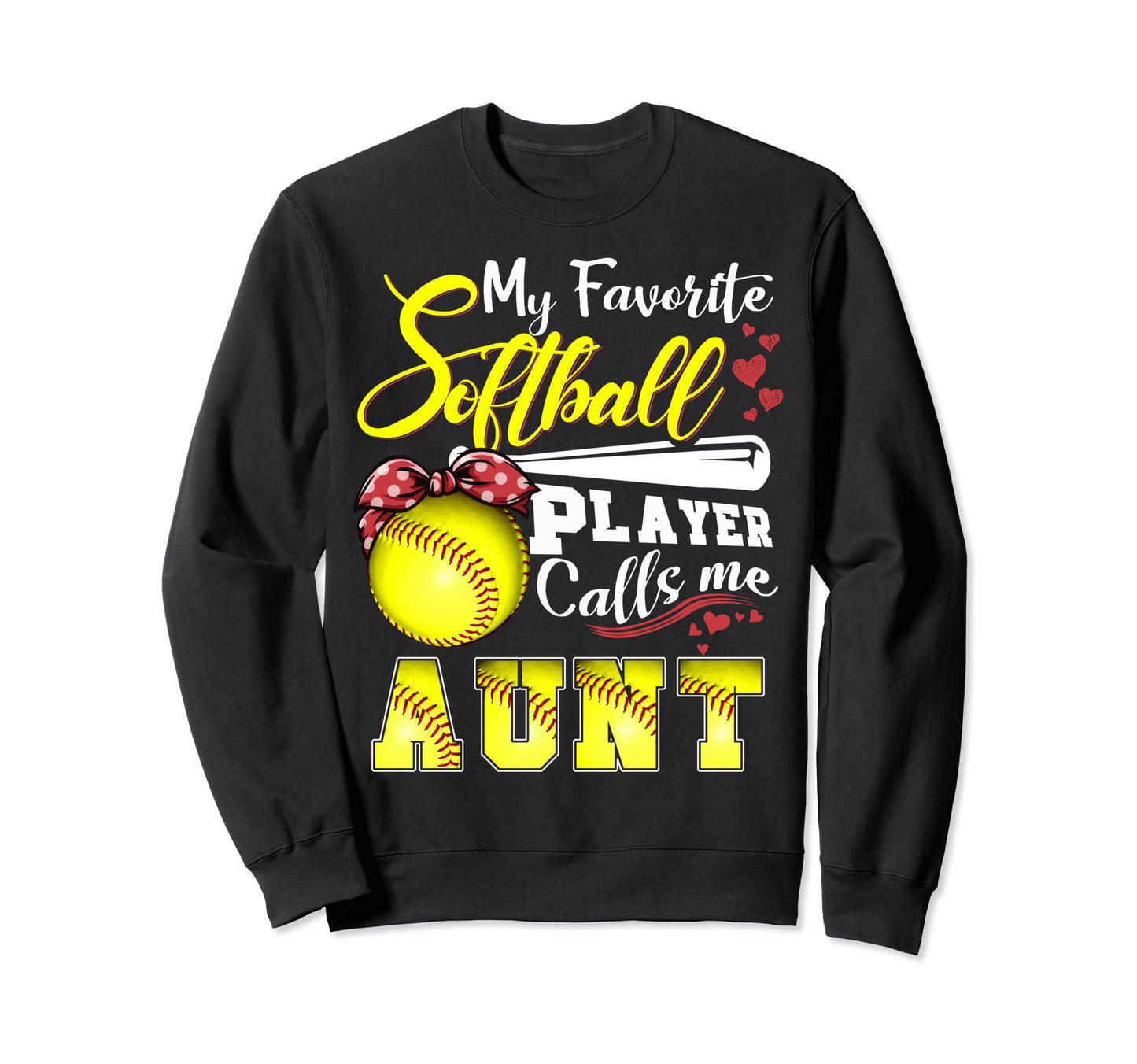 My Favorite Softball Player Calls Sweatshirt - Custom Art Print for Adults - T-Shirt, Sweatshirt, Hoodie