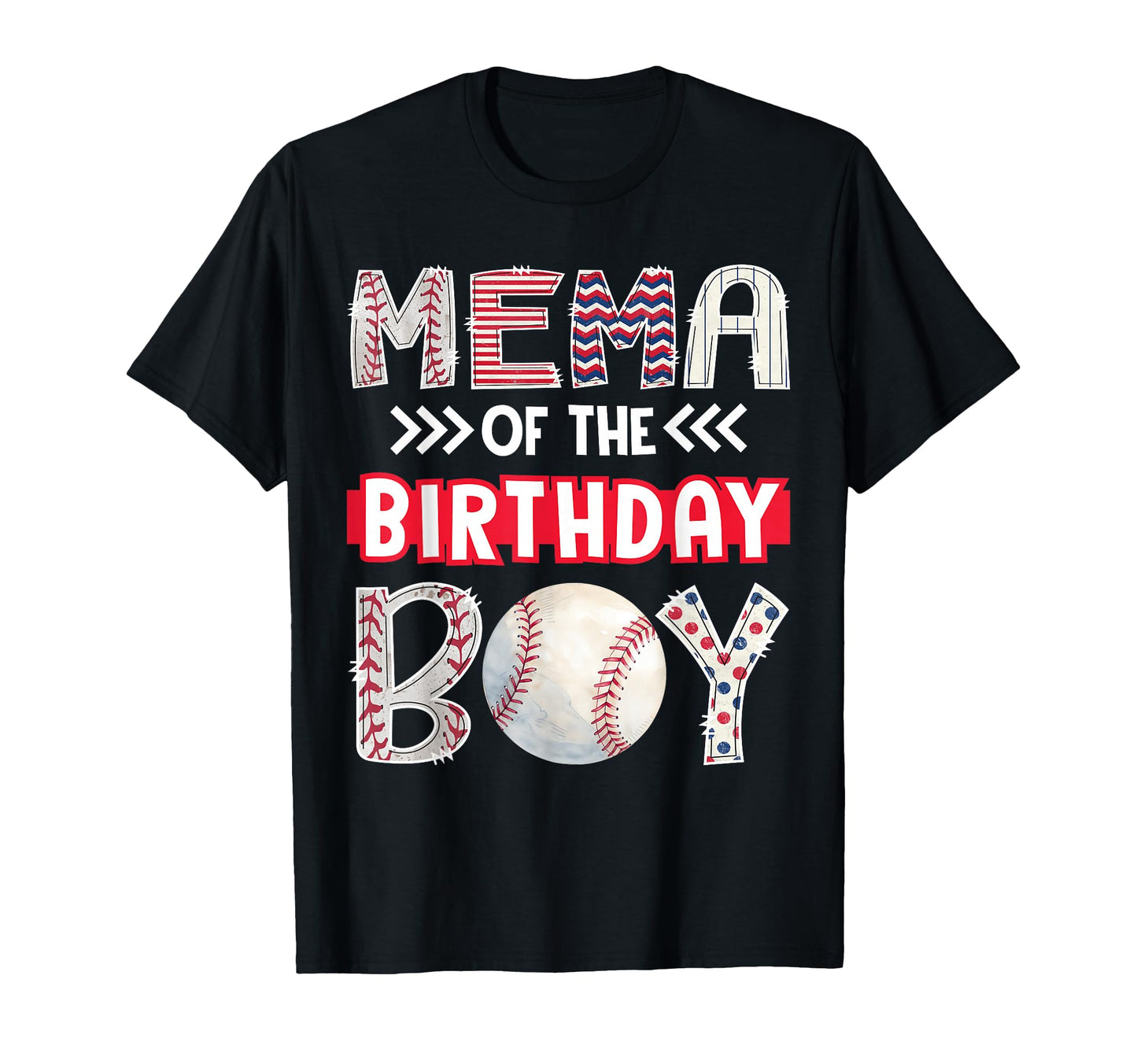 Mema Birthday Baseball Family Squad T-Shirt - Aesthetic Graphic Men Women - T-Shirt, Sweatshirt, Hoodie