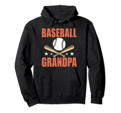 Baseball Grandpa Grandfather Bat Ball T-Shirt - Minimalist Print Men Women - T-Shirt, Sweatshirt, Hoodie