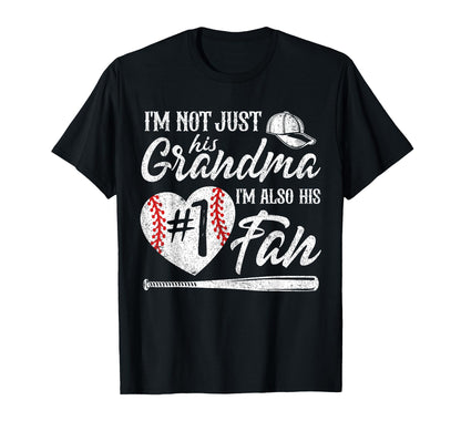 Im Not Just His Grandma Im His Number T-Shirt - Trendy Graphic for Adults - T-Shirt, Sweatshirt, Hoodie