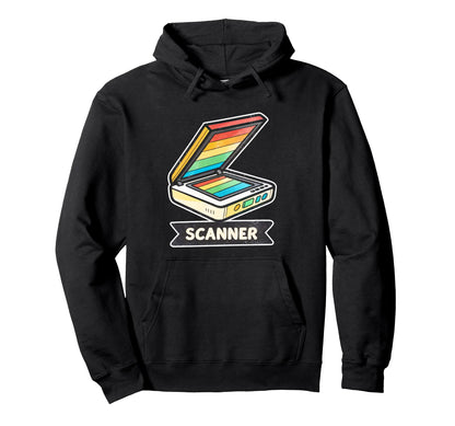 Scanner Rainbow Hoodie - Casual Everyday Wear for Adults - T-Shirt, Sweatshirt, Hoodie