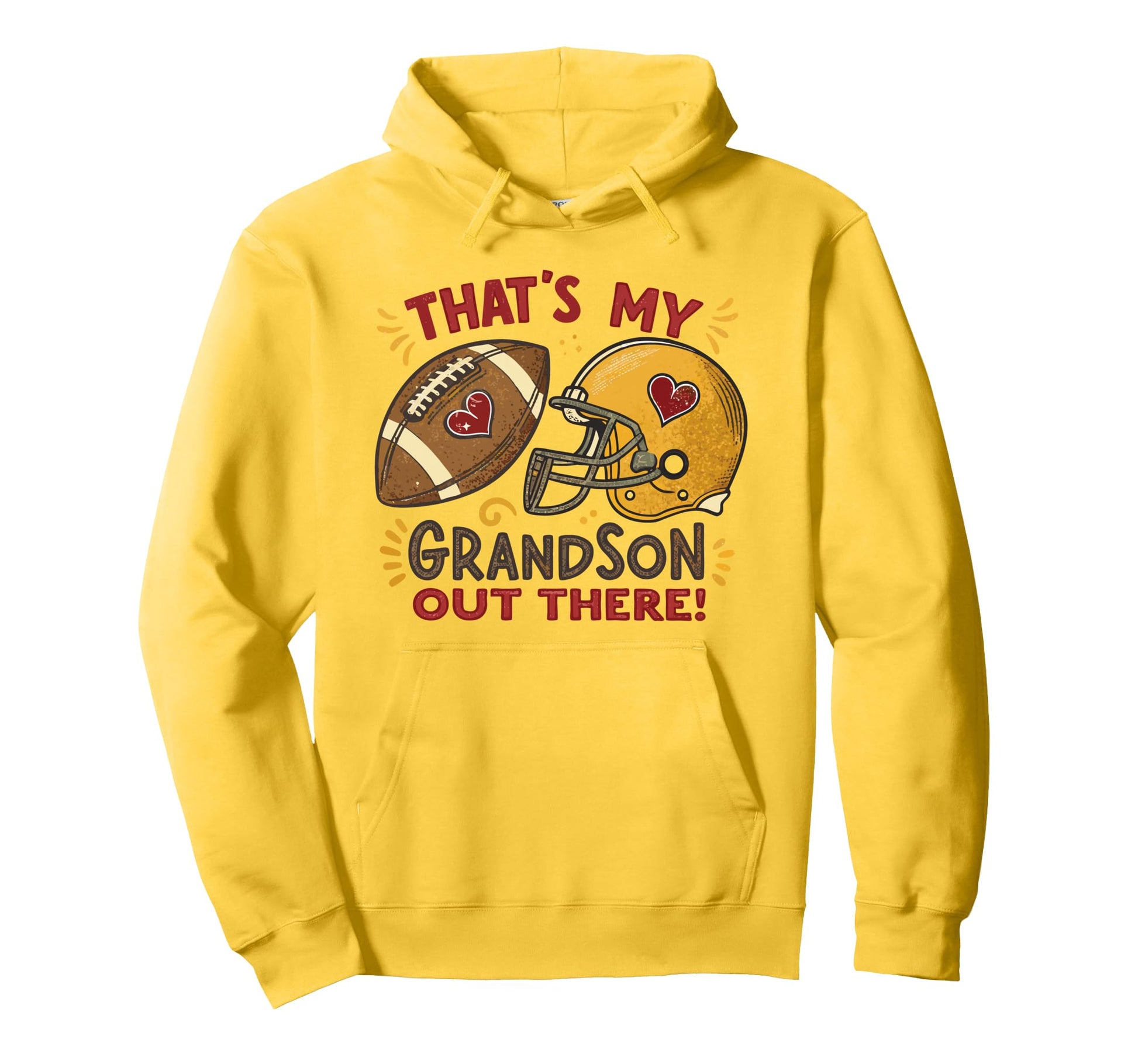 Thats My Grandson Out There Baseball Hoodie - Custom Art Print Unisex - T-Shirt, Sweatshirt, Hoodie