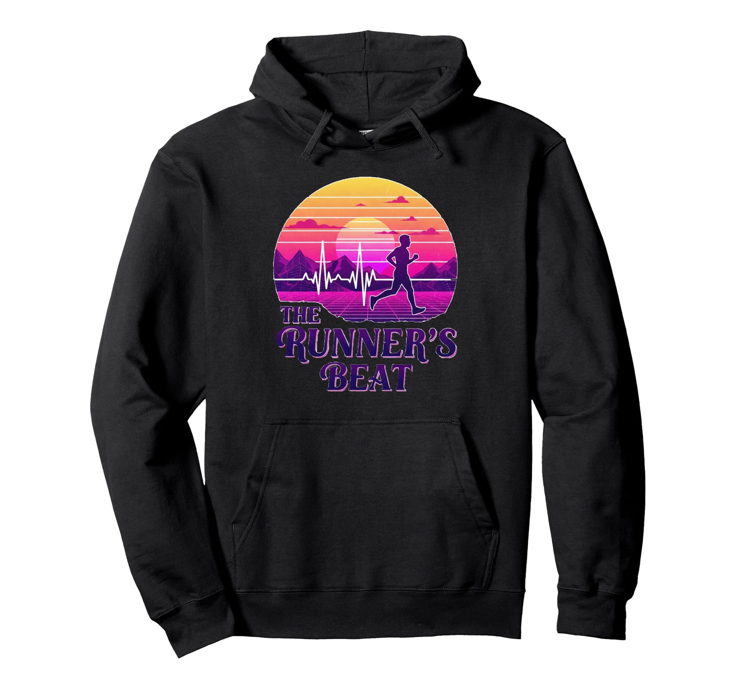 80S Vaporwave Aesthetic Heartbeat Hoodie - Aesthetic Graphic for Adults - T-Shirt, Sweatshirt, Hoodie