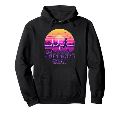 80S Vaporwave Aesthetic Heartbeat Hoodie - Aesthetic Graphic for Adults - T-Shirt, Sweatshirt, Hoodie