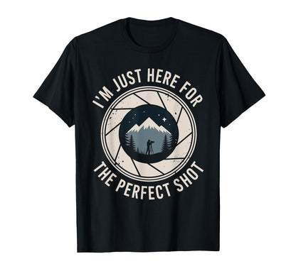 Photography Camera Photographer Lens T-Shirt - Casual Everyday Wear Unisex - T-Shirt, Sweatshirt, Hoodie