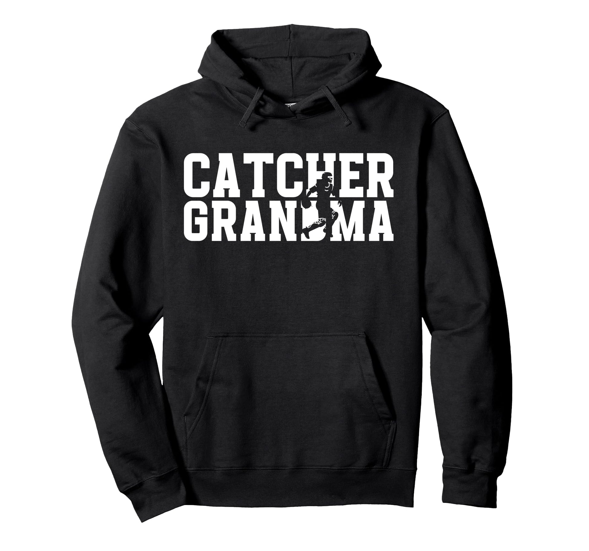 Baseball Catcher Grandma Baseball Catcher Hoodie - Custom Art Print Unisex - T-Shirt, Sweatshirt, Hoodie