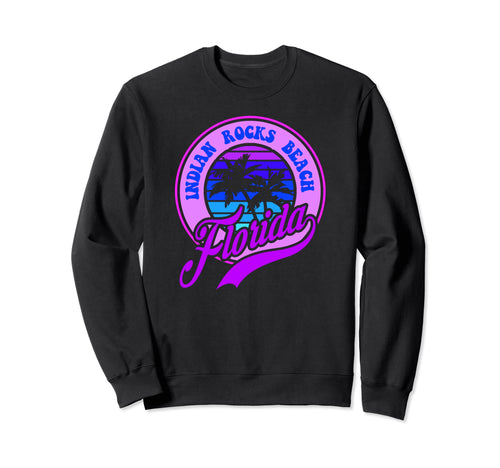 Indian Rocks Beach Florida Purple Sweatshirt - Minimalist Print for Adults - T-Shirt, Sweatshirt, Hoodie