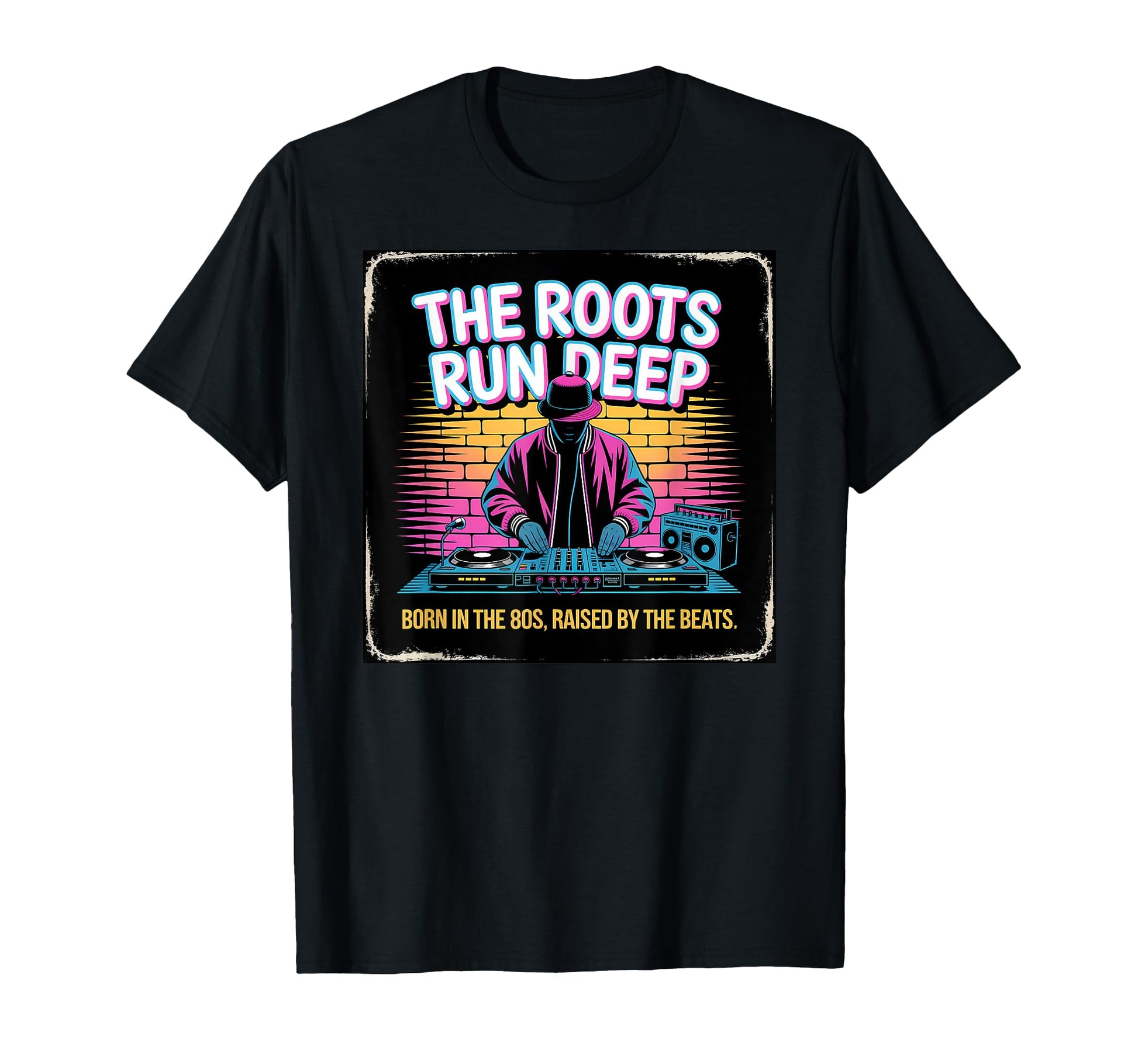 Old School Beats Heritage Rapper Music Hoodie - Trendy Graphic Men Women - T-Shirt, Sweatshirt, Hoodie