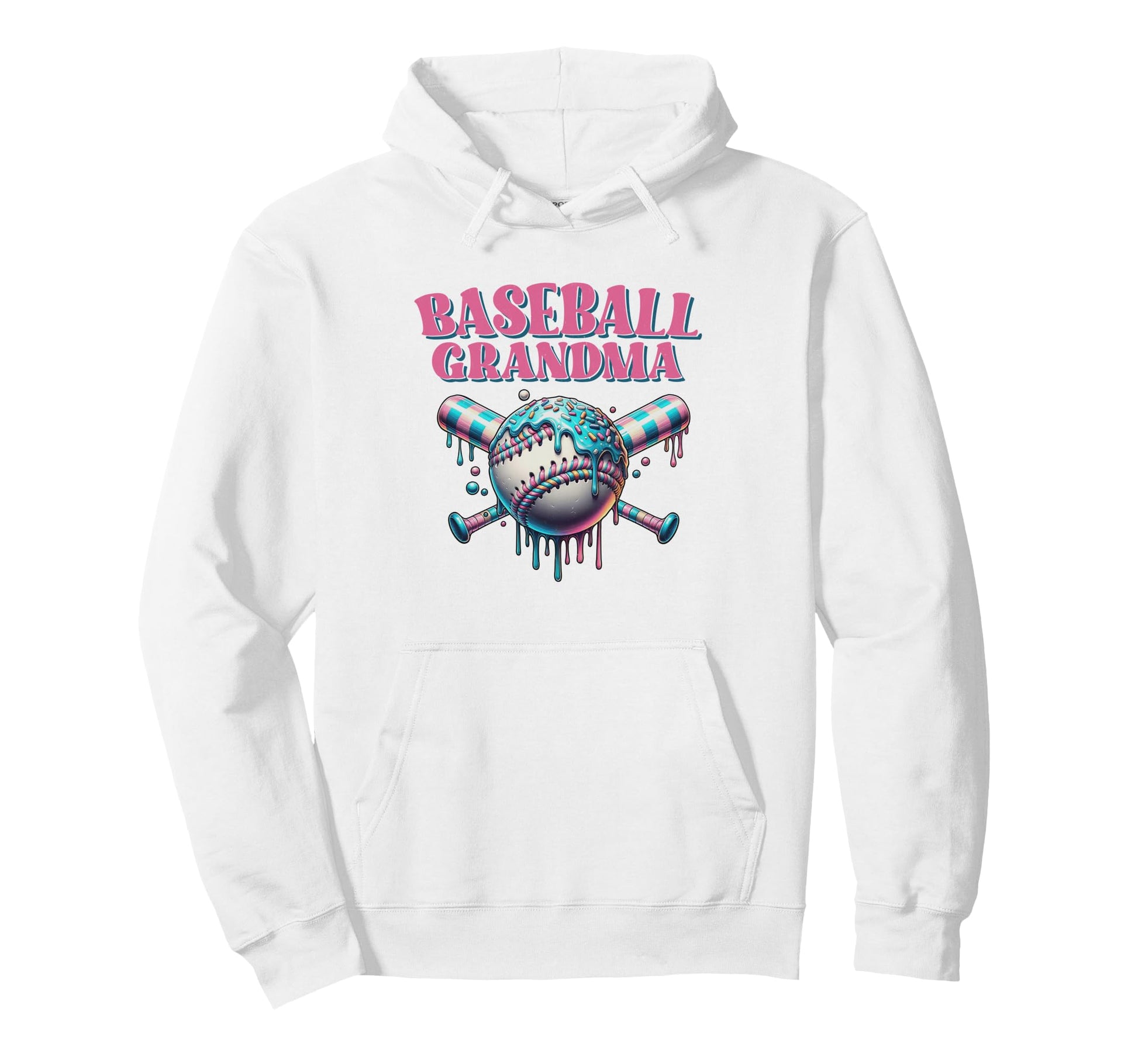 Baseball Grandma Gifts Mothers Day Hoodie - Trendy Graphic for Adults - T-Shirt, Sweatshirt, Hoodie