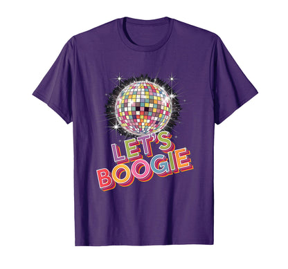 Disco Ball Lets Boogie Fever Discoball T-Shirt - Novelty Apparel Men Women - T-Shirt, Sweatshirt, Hoodie