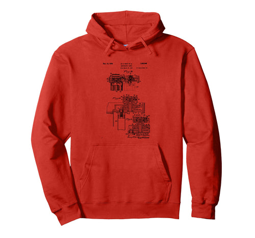 Camera Photographic Patent 1934 Drawing Hoodie - Graphic Print Men Women - T-Shirt, Sweatshirt, Hoodie