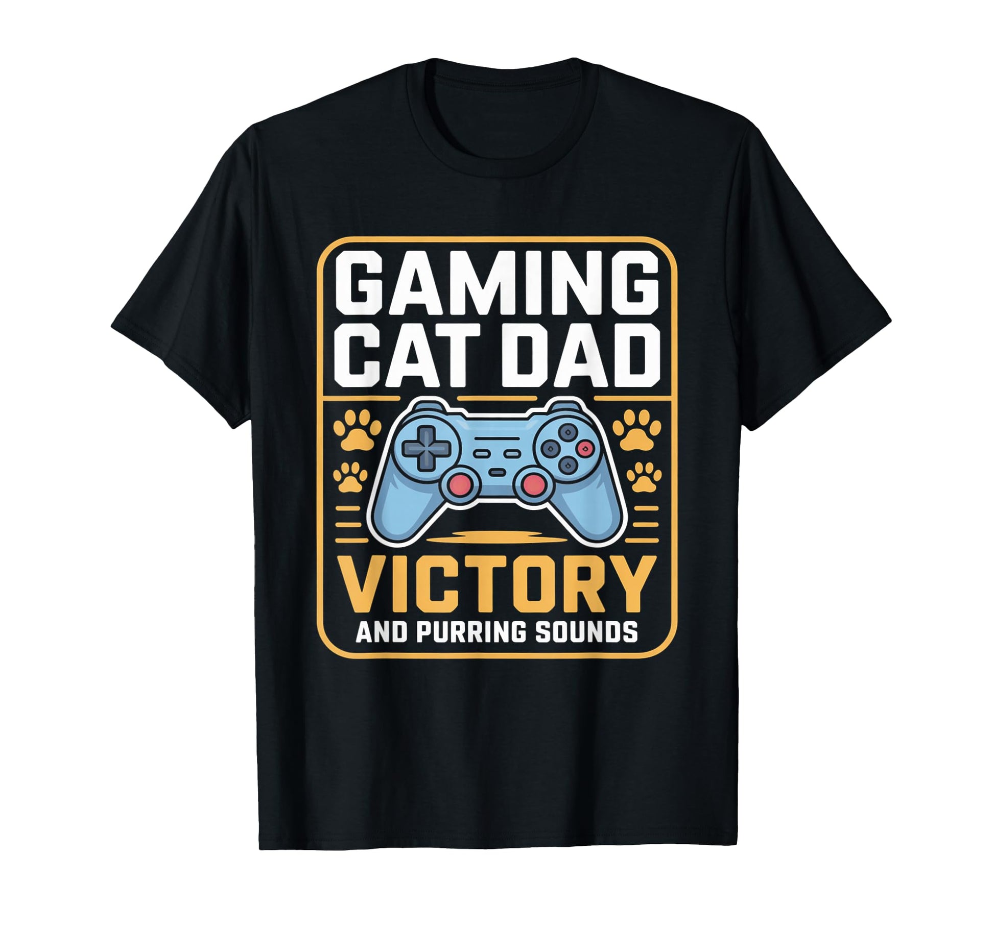 Gaming Cat Dad Victory Screen And T-Shirt - Streetwear Style Men Women - T-Shirt, Sweatshirt, Hoodie
