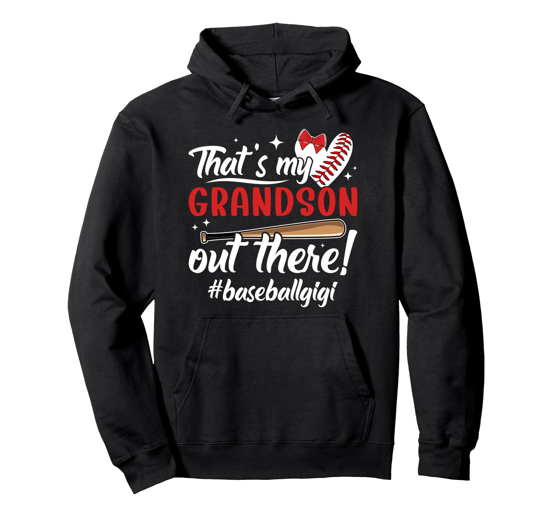 Proud Baseball Gigi Grandma Gigi Baseball Hoodie - Novelty Apparel Unisex - T-Shirt, Sweatshirt, Hoodie