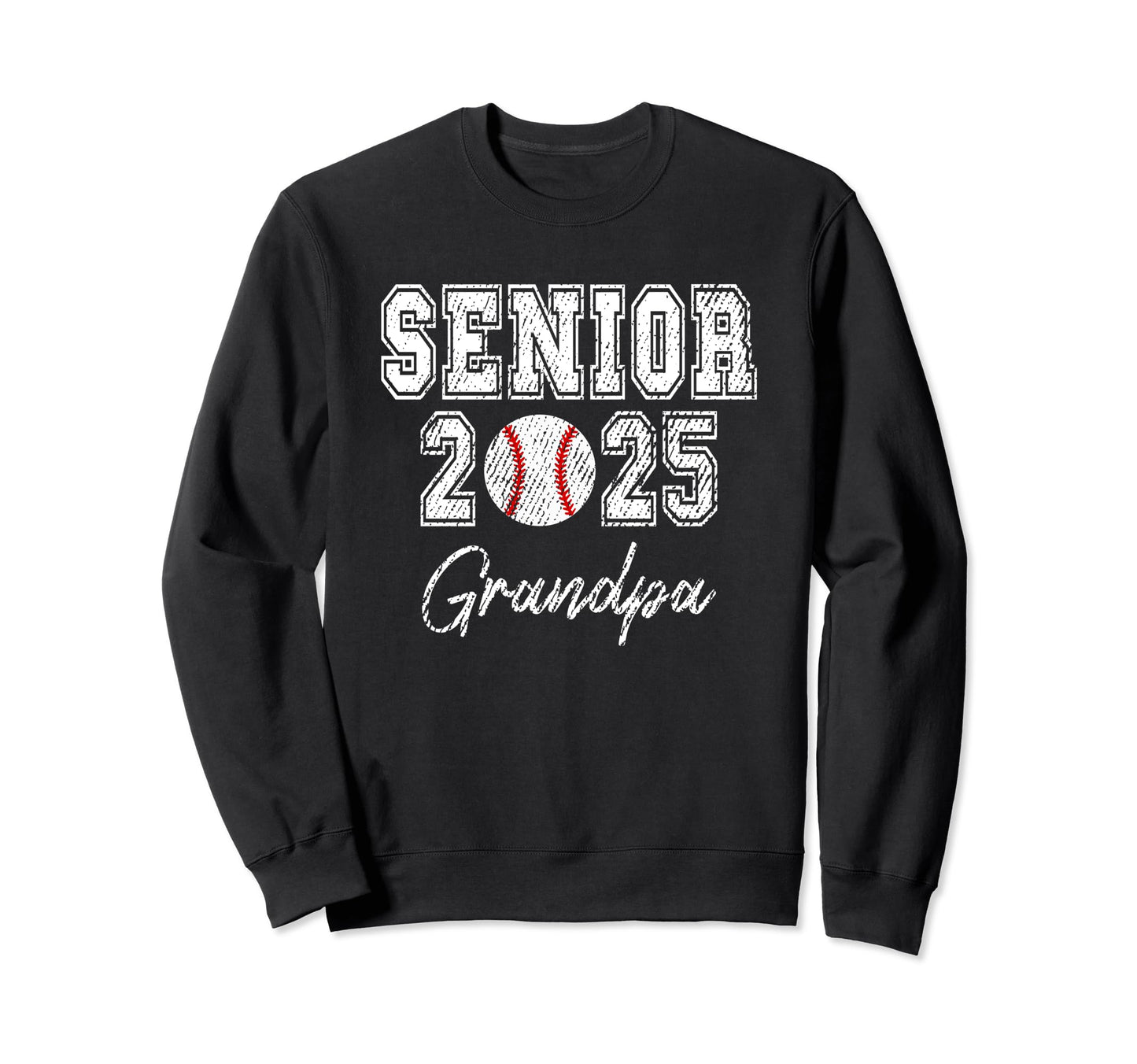 Class 2025 Senior Baseball Player Sweatshirt - Graphic Print for Adults - T-Shirt, Sweatshirt, Hoodie