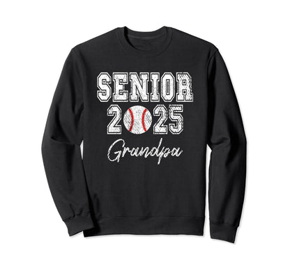 Class 2025 Senior Baseball Player Sweatshirt - Graphic Print for Adults - T-Shirt, Sweatshirt, Hoodie