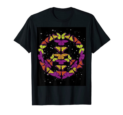 Butterfly Peace Sign Lower Power Sign T-Shirt - Streetwear Style Men Women - T-Shirt, Sweatshirt, Hoodie