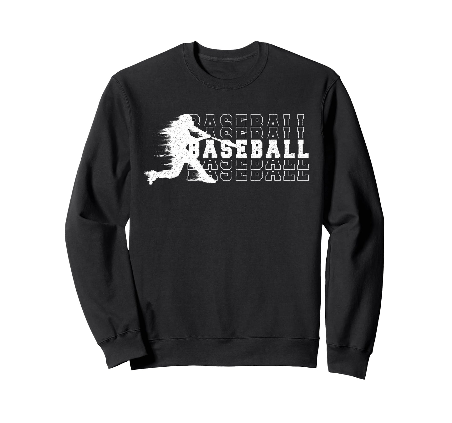 Baseball Batter Team Sport Sweatshirt - Fun Novelty Design for Adults - T-Shirt, Sweatshirt, Hoodie