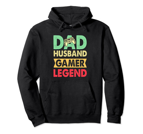 Funny Gamer Dad Daddy Game Day Hoodie - Fun Novelty Design for Adults - T-Shirt, Sweatshirt, Hoodie
