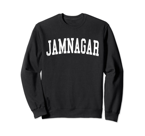 Jamnagar India Distressed White Sweatshirt - Streetwear Style for Adults - T-Shirt, Sweatshirt, Hoodie