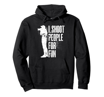 Photo Camera Photographer Flash People Hoodie - Fun Novelty Design Unisex - T-Shirt, Sweatshirt, Hoodie