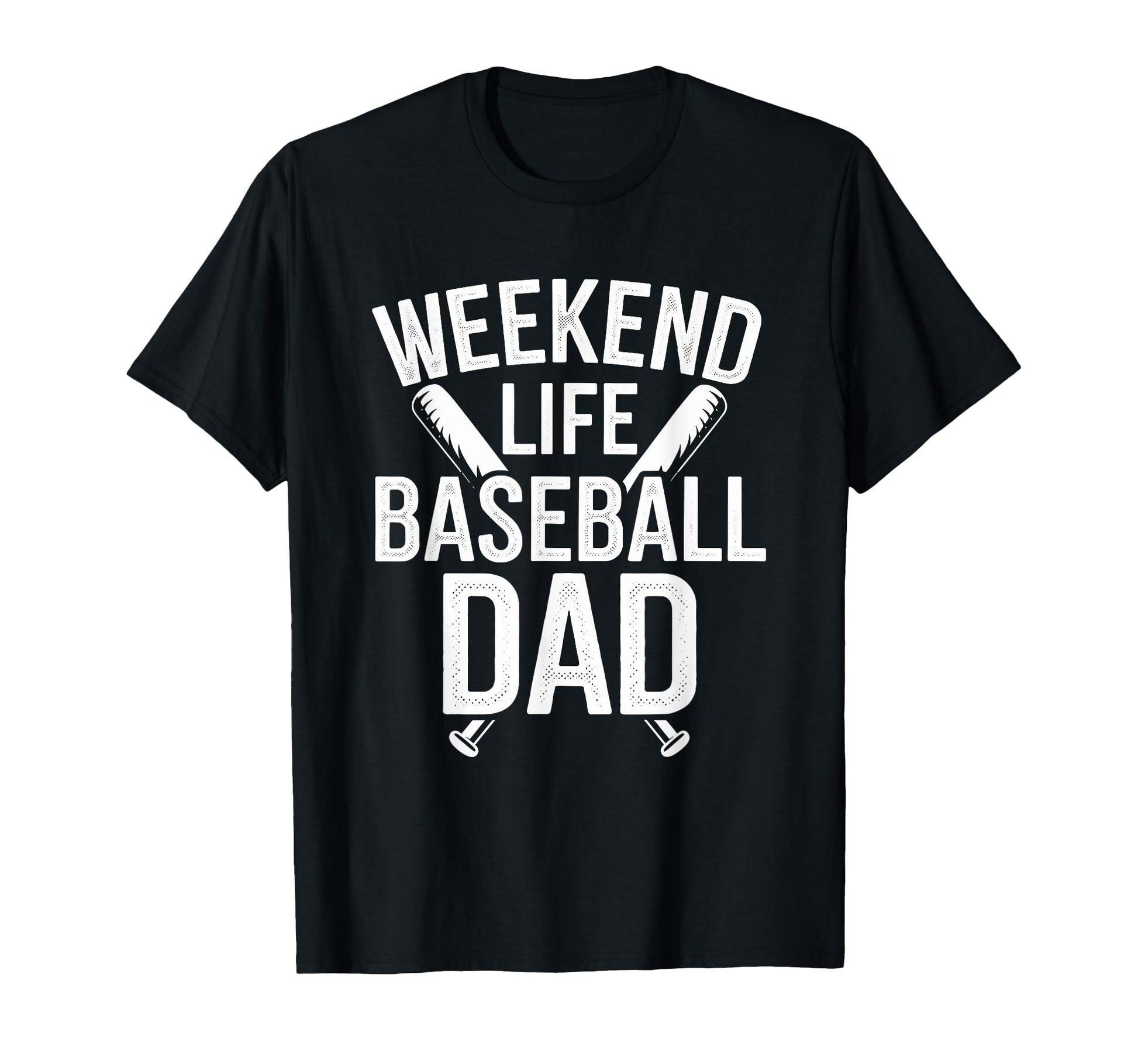 Homerun Father Baseball Dad Baseball T-Shirt - Minimalist Print Men Women - T-Shirt, Sweatshirt, Hoodie