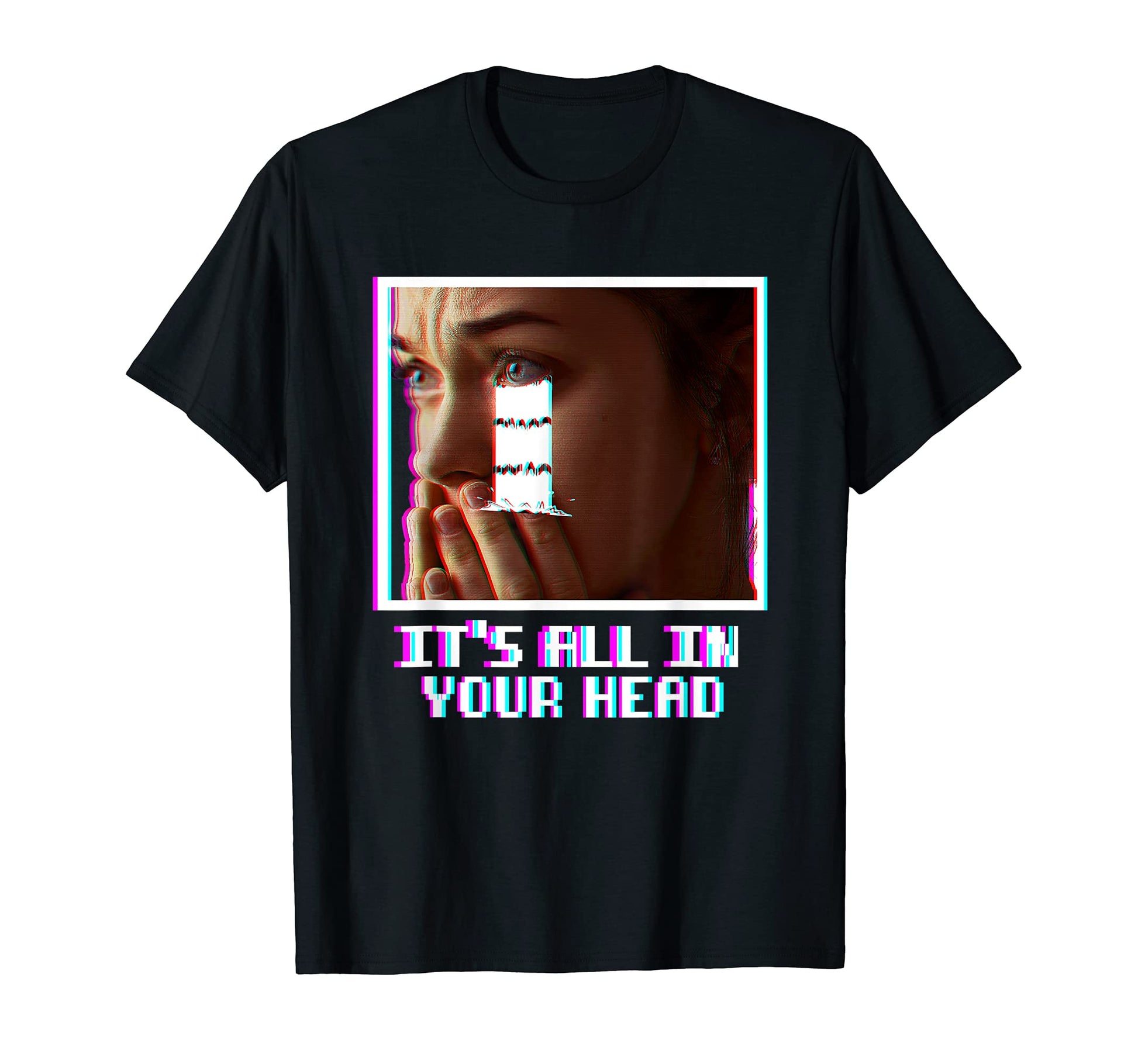 Its All Your Head Vaporwave Aesthetic T-Shirt - Novelty Apparel Unisex - T-Shirt, Sweatshirt, Hoodie