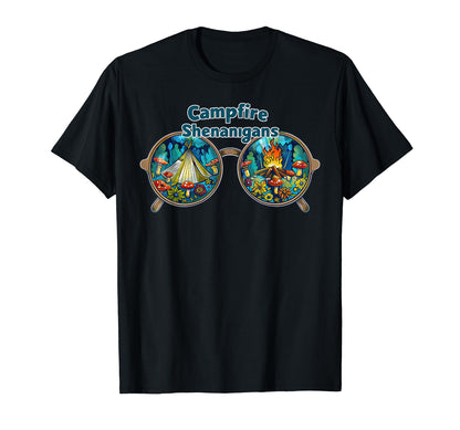 Campfire Shenanigans Boho Hippie T-Shirt - Trendy Graphic for Adults - T-Shirt, Sweatshirt, Hoodie
