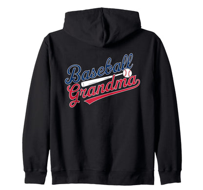 Proud Baseball Grandma Gifts Hoodie - Trendy Graphic for Adults - T-Shirt, Sweatshirt, Hoodie