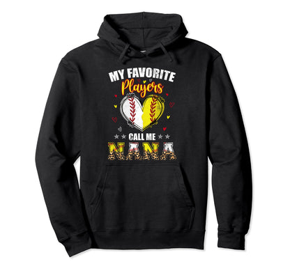My Favorite Baseball Softball Players Hoodie - Minimalist Print for Adults - T-Shirt, Sweatshirt, Hoodie