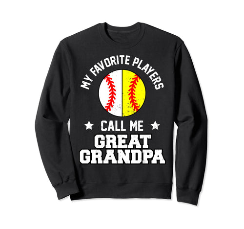 My Favorites Baseball Softball Sweatshirt - Minimalist Print for Adults - T-Shirt, Sweatshirt, Hoodie