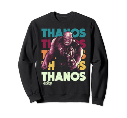 Marvel Infinity War Thanos Rainbow Sweatshirt - Graphic Print for Adults - T-Shirt, Sweatshirt, Hoodie