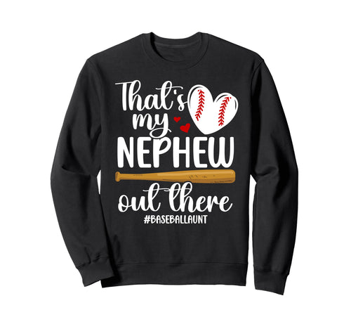 Proud Baseball Aunt Baseball Sweatshirt - Minimalist Print for Adults - T-Shirt, Sweatshirt, Hoodie