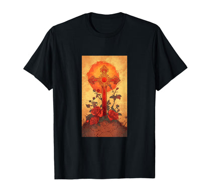 Gothic Cross Grunge Aesthetic Y2K T-Shirt - Casual Everyday Wear Men Women - T-Shirt, Sweatshirt, Hoodie