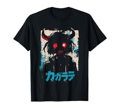 Goth Grunge Demon Anime Waifu Horror Alt T-Shirt - Graphic Print Men Women - T-Shirt, Sweatshirt, Hoodie