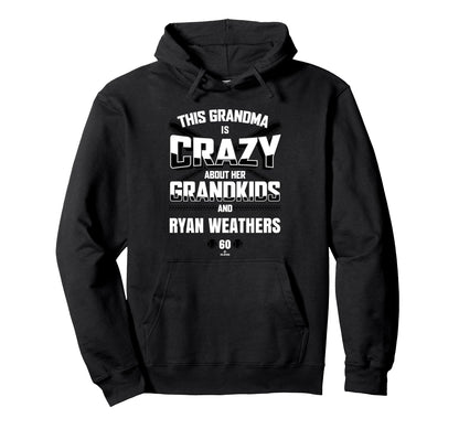 Grandma Crazy Ryan Weathers Miami Baseball Hoodie - Trendy Graphic Unisex - T-Shirt, Sweatshirt, Hoodie