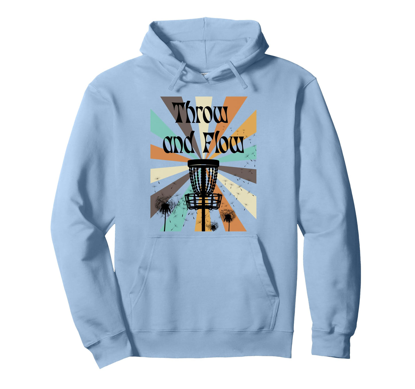 Throw And Flow Disc Golf Boho Nature Chain Hoodie - Novelty Apparel Unisex - T-Shirt, Sweatshirt, Hoodie
