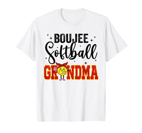 Funny Boujee Softball Grandma T-Shirt - Aesthetic Graphic Men Women - T-Shirt, Sweatshirt, Hoodie