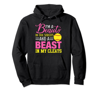 Beauty Street Beast My Cleats Teen Hoodie - Fun Novelty Design Men Women - T-Shirt, Sweatshirt, Hoodie
