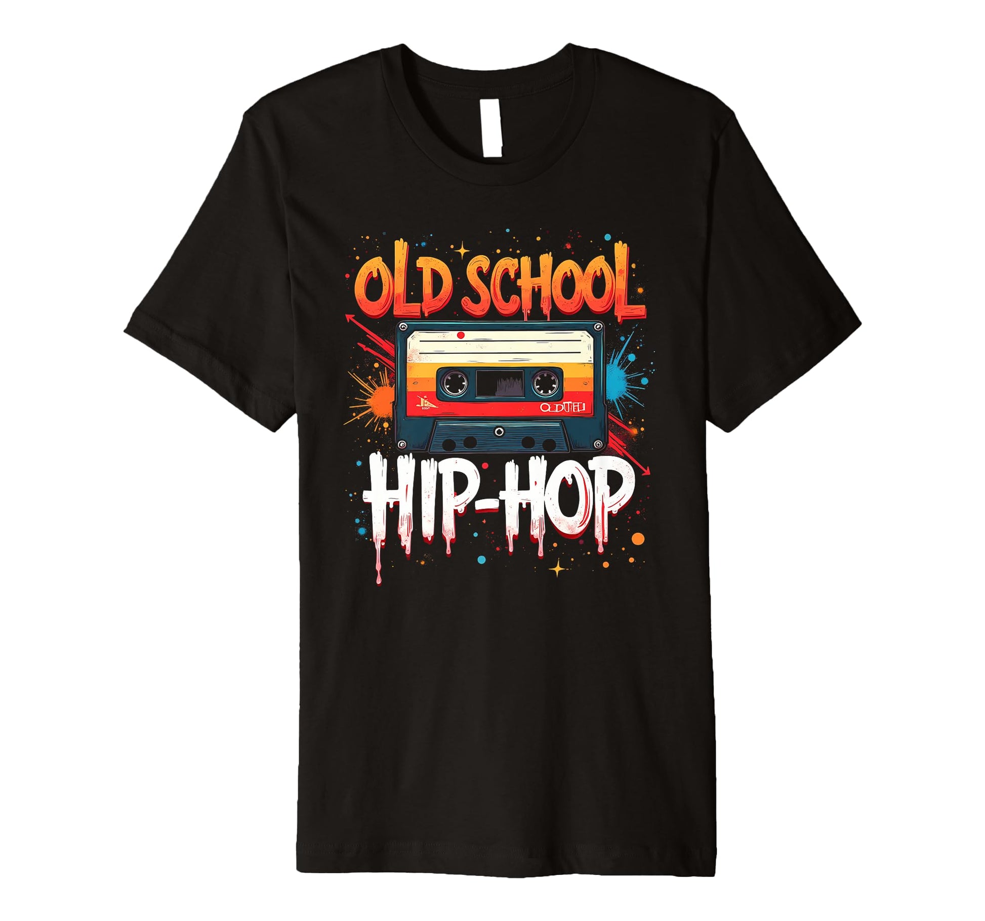 Golden Old School Hiphop T-Shirt - Unique Graphic Unisex - T-Shirt, Sweatshirt, Hoodie