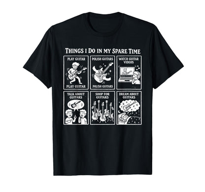 Things I Do My Spare Time Heavy Metal T-Shirt - Novelty Apparel for Adults - T-Shirt, Sweatshirt, Hoodie