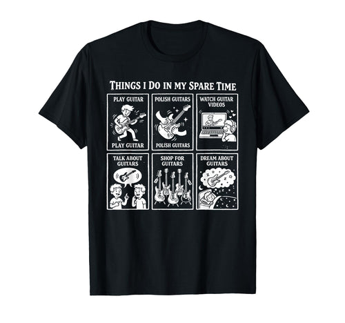 Things I Do My Spare Time Heavy Metal T-Shirt - Novelty Apparel for Adults - T-Shirt, Sweatshirt, Hoodie